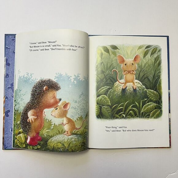 Set Of 2 Childrens Story Books Hardcover The Goodnight Kiss and Library Mouse - Picture 9 of 10